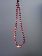 Swarovski Blumen Halskette in Rosa